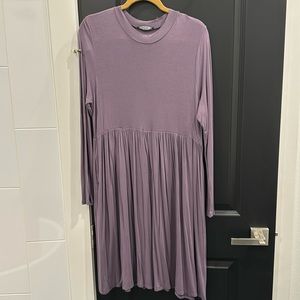 Lavender dress with pockets